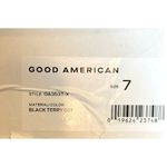 Good American Women's Terry Kickstand Low Heel Slide Sandals - Black - size 7 Photo 11