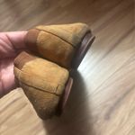 Tory Burch  Caroline Tan Browm Suede Flats Size 7 Photo 10