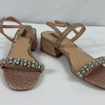 Badgley Mischka Autumn Block Heel Sandal - Rose Gold Size 5 Photo 2
