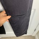 RE/DONE Re Done 90s straight high rise loose long black ripped distressed jeans size 24 Photo 2