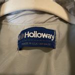 VINTAGE Holloway Finishline Silver Gray Bomber Windbreaker Jacket Size L Photo 9