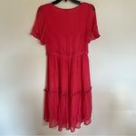 Sundance Women’s  Monaco Meetup Sundress Coral Lined Flutter Sleeve Size Small Photo 9