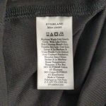 Everlane NWT  Black Short Sleeve Ribbed Knit Crew Neck T-Shirt XS Photo 6