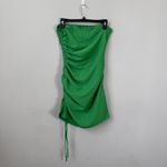 SNDYS x Molly King Nobu Mini Dress Womens 6 Green Strapless Ruched Revolve Party Photo 5