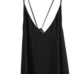 Loft  Women's Black Strappy Sleeveless Knee Length Dress Size S Photo 1