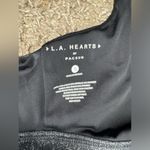 LA Hearts L.A. Hearts Pac Sun Black Sparkle Bikini Top Photo 3