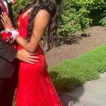 Stacees Red Prom Dress Size XS Photo 4