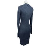 Victoria's Secret Blue Geometric Long Sleeve Knee Length Bodycon Sweater Dress S Photo 1