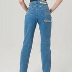 The RAGGED priest jeans size 28 made in turkey butt cut opening blue mom jean Photo 0