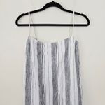 Reformation  Pineapple Dress Striped Linen Cream Black Women's Size XS Photo 4