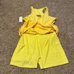 Outdoor Voices  Flow Circle Back Dress in Bright Yellow NWT Photo 2