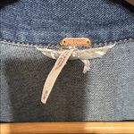 Free People  Dark Blue Jean Jacket Photo 1