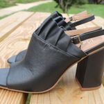 Nanette Lepore  Black Leather Heels Photo 5