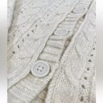 American Eagle AE Cropped Button-Up Cardigan Knit Sweater Woman’s Size S Cream Ivory Photo 15