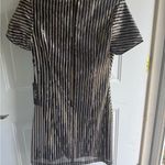 Lulu's Black and Silver Sheath Mini Dress V Photo 3