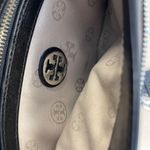 Tory Burch  Leather Clutch/Shoulder Bag with Silver Hardware - Preowned Photo 7