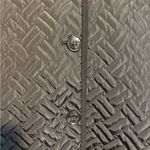 Ralph Lauren Lauren  Black Basket Weeve Hooded Quilted Jacket Photo 4