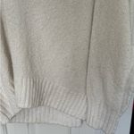 Free People Cream V-Neck Sweater ***small hole in armpit area in last pic**** Photo 4
