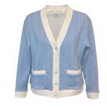 Tuckernuck  Sport Light Blue Cable Charley Cardigan Large TNuck Sport Preppy Photo 9