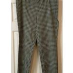 J.Jill Casual Pants Women’s Size 14 Green Blue Trouser Modern Comfy Side Zip Photo 0