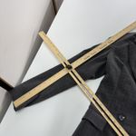 Rachel Zoe  Blazer Womens Medium Gray Plaid Double Breasted Lined Career‎ Jacket Photo 5