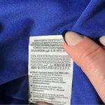 Under Armour Blue V-Neck Gray Camo Logo Active Athletic Short Sleeve Top Large Photo 12