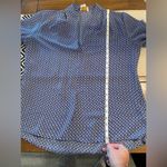 Laundry by Shelli Segal 3/4 sleeve blouse, blue, size large Photo 1