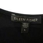 Eileen Fisher Black Jersey Tank Maxi Dress Size Large Rayon/Lycra Sleeveless Photo 1