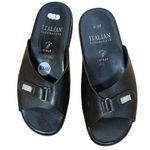 Italian Shoemakers Black Mules Comfortable Design Photo 1