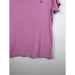 Ralph Lauren Polo  Women's Short Sleeve Striped Cotton Tee Sz XL‎ Pink Photo 3