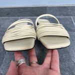 Marc Fisher Maddie Ivory Cream Slip On Slides Photo 6