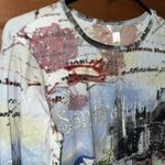 Christopher & Banks  San Francisco Beaded Sequin Long Sleeve Tee Small Photo 2