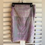 Pastel Abstract Women's Pencil Skirt Purple Photo 2