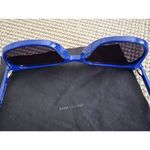 Saint Laurent $450 EUC YSL Surf SL38 002 Women's Blue Sunglasses + Case + Cloth Photo 4