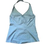 Urban Outfitters Sari Halter Vest Denim Chambray Top Ashleigh Blue NWT Medium Photo 5