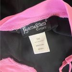 Y2K Vintage Mesh Transparent Top Pink Black Bow Lingerie Small Medium Photo 3