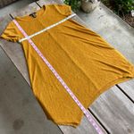 Forever 21 Womens Dress Size Medium Mustard Yellow Sweater Short Sleeves Photo 3