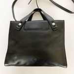 Treasure & Bond Black Leather Suede Triple Satchel Photo 10