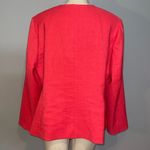 Jones Studio  vibrant salmon coral one button office blazer suit jacket 18W Photo 1