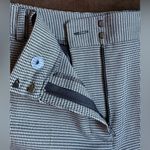 Geoffrey Beene  Sport Stretch Crop Low Rise Black/White Houndstooth Print Sz 12S. Photo 6