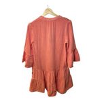 Faherty Dream Cotton Gauze Kasey Dress Organic Boho Beach Coral XXS Oversized Orange Photo 4