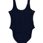 Good American  black textured bodysuit tank size 4 Photo 5