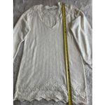 Vintage Jay Jacobs 100% Cotton Crochet‎ Sweater Women's Size M Made in USA White Size M Photo 5