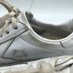 Converse  Womens Leather Sneakers Star Lace Up White 8 Photo 5