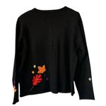 Arriviste Women Fall Autumn Art To Wear Cardigan Sweater Beads Leaves Size L NWT Size L Photo 1
