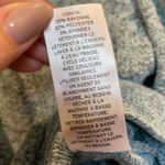 Make + Model  Zip Crop Long Sleeve Hoodie Sweater Top Blue Gaze Marl Size Medium Photo 10