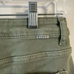 Women's Willow Boutique x Risen Distressed Large‎ High Rise Olive Denim Short Green Photo 8