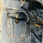 Hollister mix media hooded distressed denim jacket Photo 2
