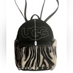 UGG  AUSTRALIA SUEDE With Leopard‎ Print fur Dannie BACKPACK Photo 8
