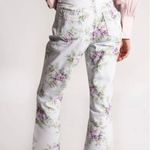 Ganni NWT  Betzy Floral print cropped denim jeans sz 26 Photo 3